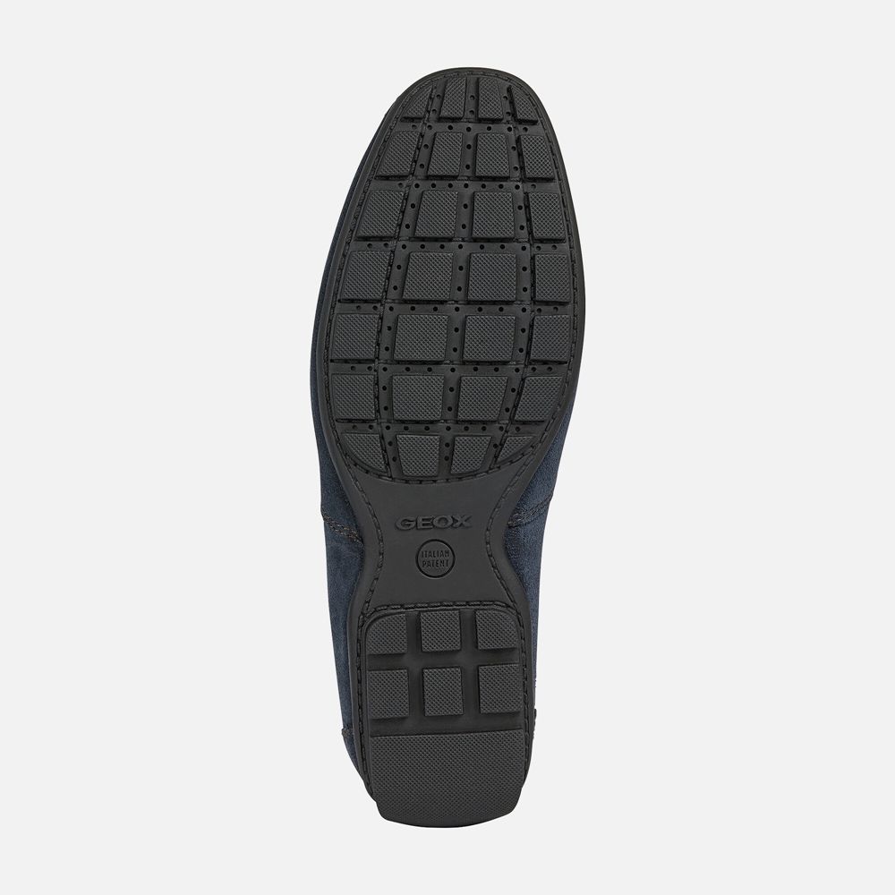 Mocassins Geox Homem Azuis Escuro - Moner - CDEQR2704